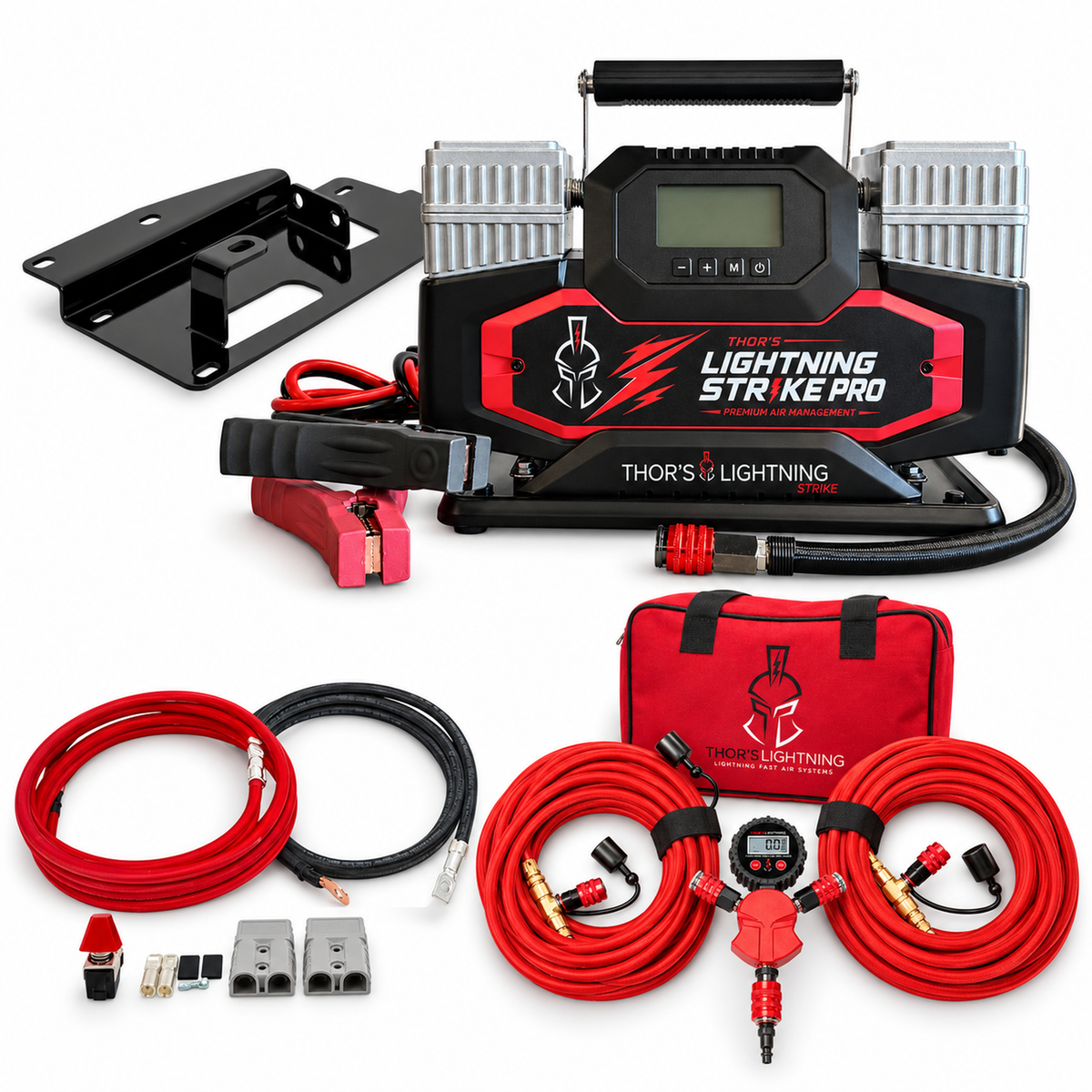 Ultimate Air Bundle: Toyota 4Runner (2010-Present) | Compressor + Mount + Wiring + 4-Tire System