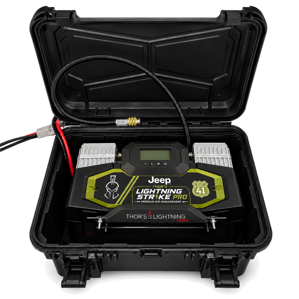 Thor’s Lightning AirVault StrikePro™ 12V Portable Air Compressor System | 10.6 CFM + Lockable Hard Case