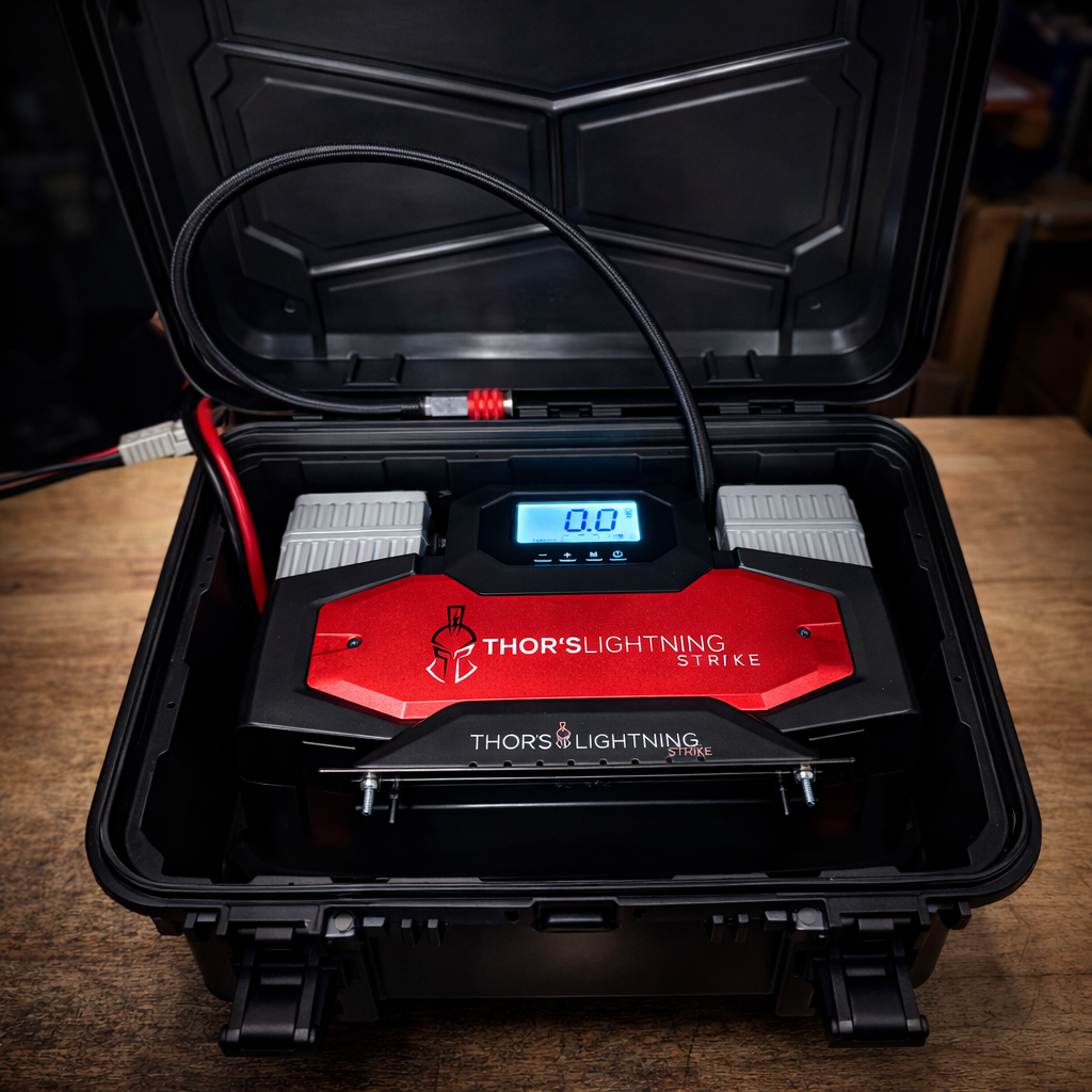 Thor's Lightning Portable AirVault2 12v Dual Air Compressor 10.6 Thor's Lightning Portable AirVault2 12v Dual Air Compressor 10.6