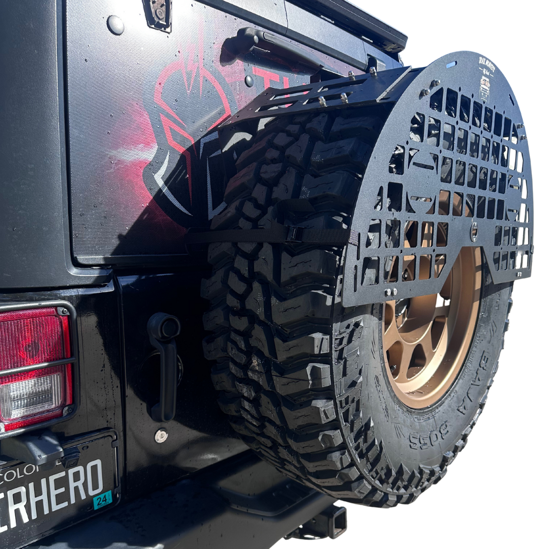 Trail Monkeys Offroad Monkey Pack Spare Tire MOLLE Gear Storage Rack System Ford Bronco 6th Generation (2020-Present)  3