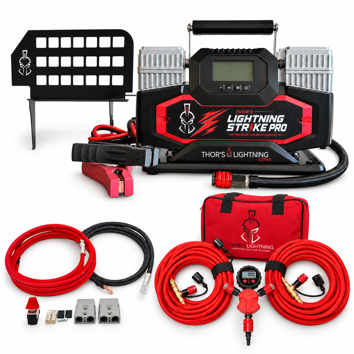 Ultimate Air Bundle: Jeep Wrangler JL 2-Door (2018-2023) | Compressor + Mount + Wiring + 4-Tire System