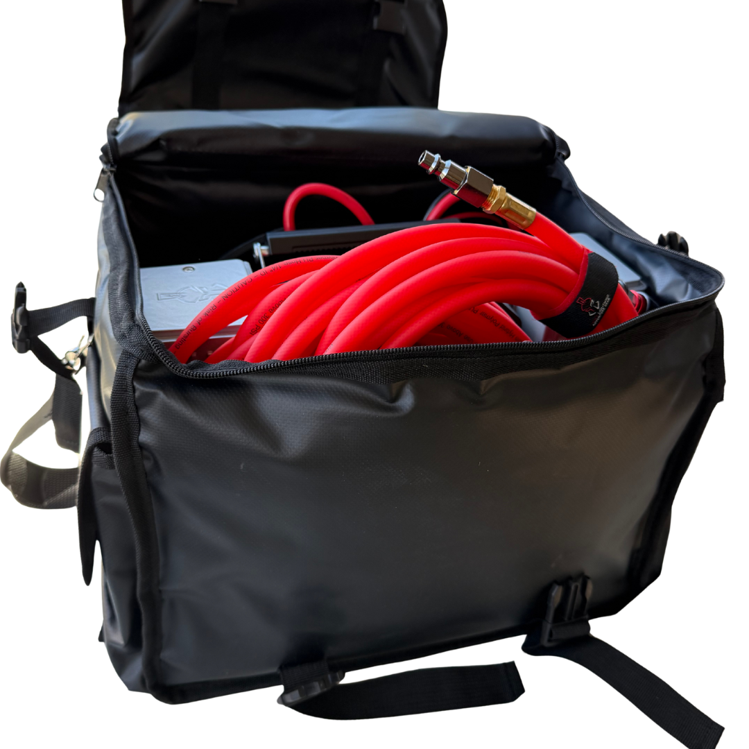 Thor’s Lightning Air System Storage Bag – Fits 12V Compressors & 4-Tire Inflation Kits, Heavy-Duty & Weather-Resistant