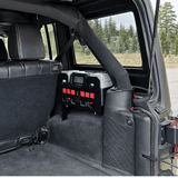 Thor's Lightning Refuge MOLLE Soporte de almacenamiento de compresor de aire portátil para Jeep Wrangler JKU 2007-2018