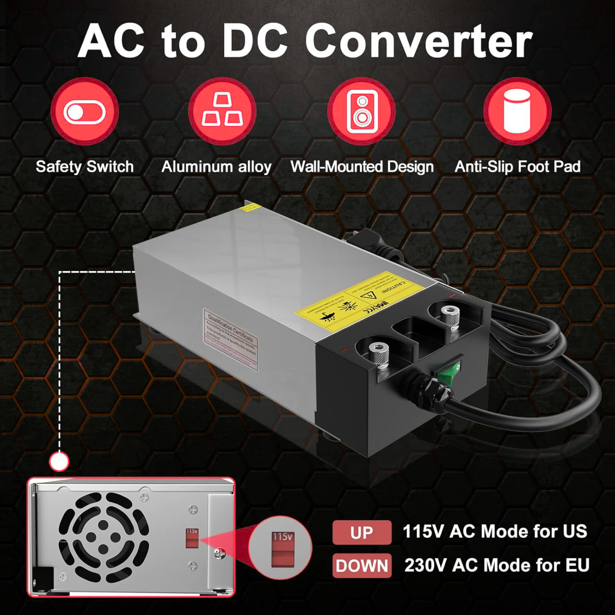 AC Power Converter for Lightning Strike & Jeep® Strike Air