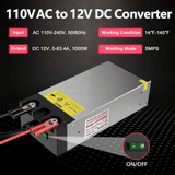 Thor’s Lightning 120V AC Power Converter for Strike & StrikePro Air Compressors | Garage Wall Power