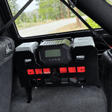 Thor's Lightning Refuge MOLLE Soporte de almacenamiento de compresor de aire portátil para Jeep Wrangler JKU 2007-2018
