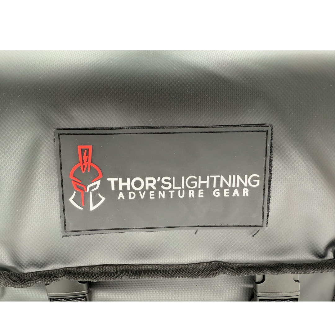 Thor’s Lightning Air System Storage Bag – Fits 12V Compressors & 4-Tire Inflation Kits, Heavy-Duty & Weather-Resistant