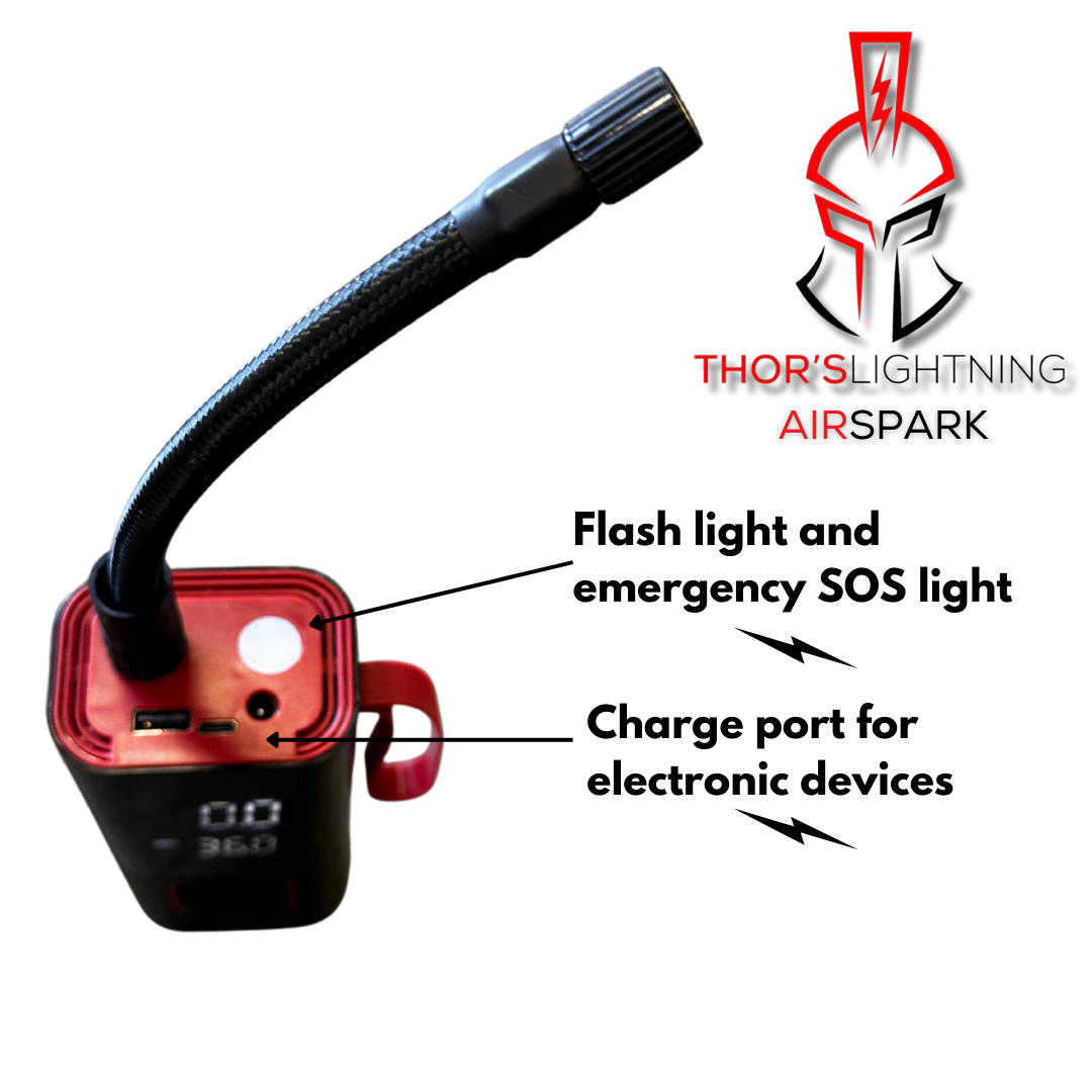 Thor's Lightning AirSpark Portable Battery Box Digital Air Compressor