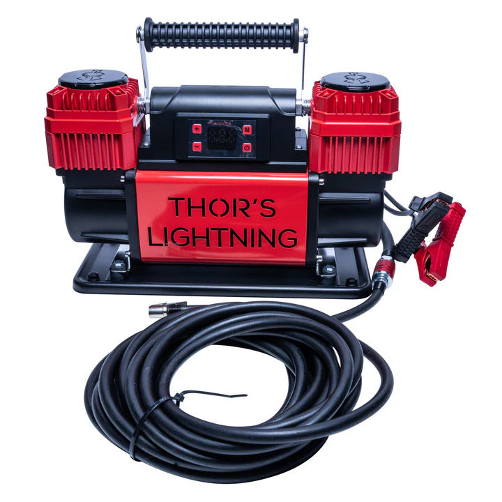 Thor's Lightning Portable TotalControl 12v True Dual Air Compressor 10.6 CFM 
