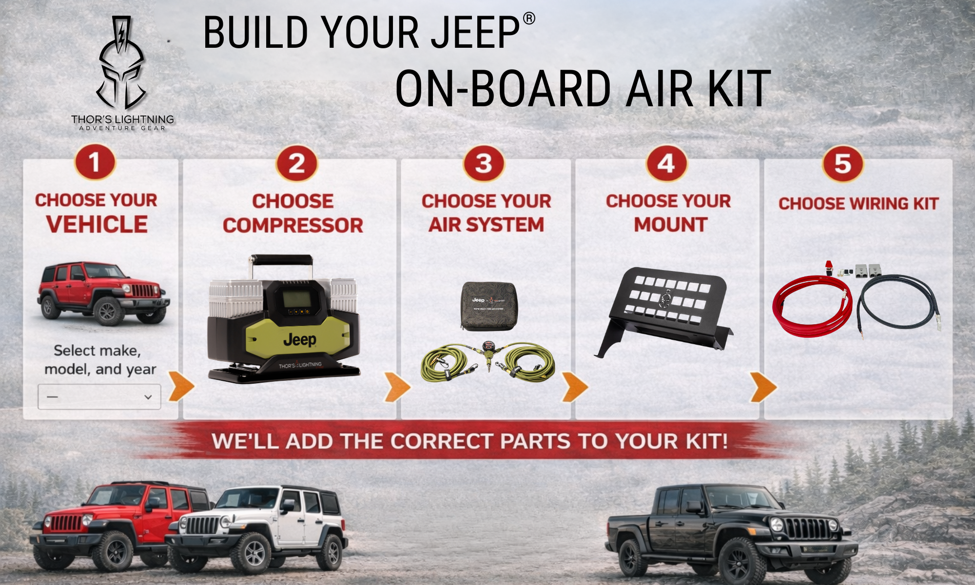 Jeep® On-Board Air Kit