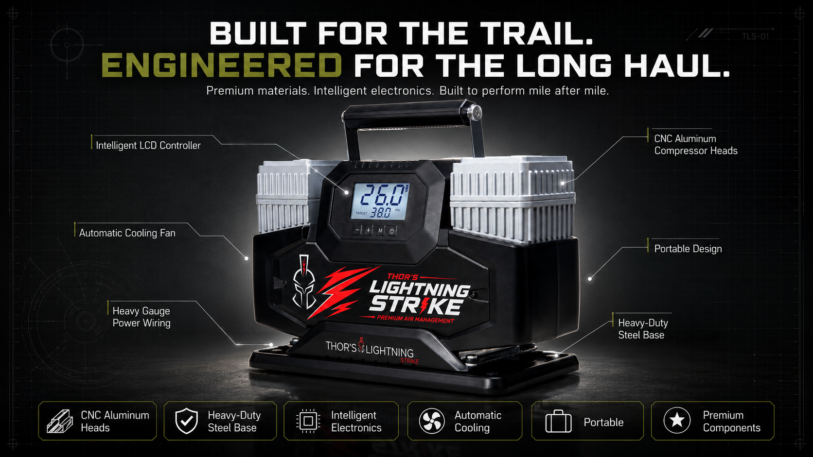 Lightning Strike™ Portable Air Management System PREORDER • Estimated to Ship October 2026