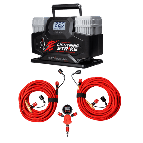 Lightning Strike Complete Four-Tire Air Management System