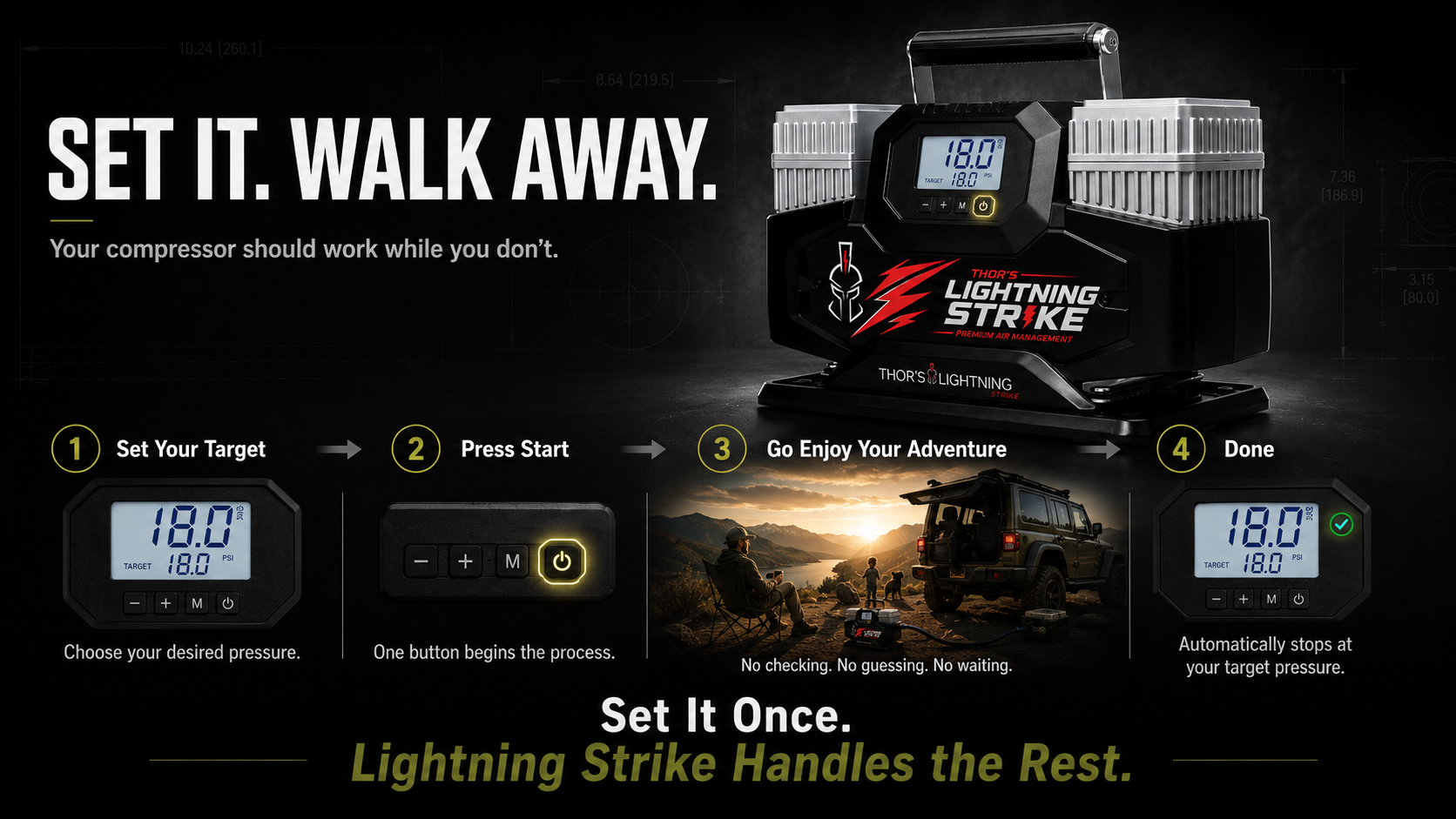 Lightning Strike™ Portable Air Management System PREORDER • Estimated to Ship October 2026