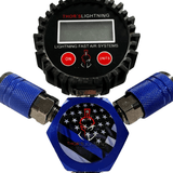 Thor's Lightning Thor's Hammer Air Compressor Hose Manifold Thin Blue Line Edition   2
