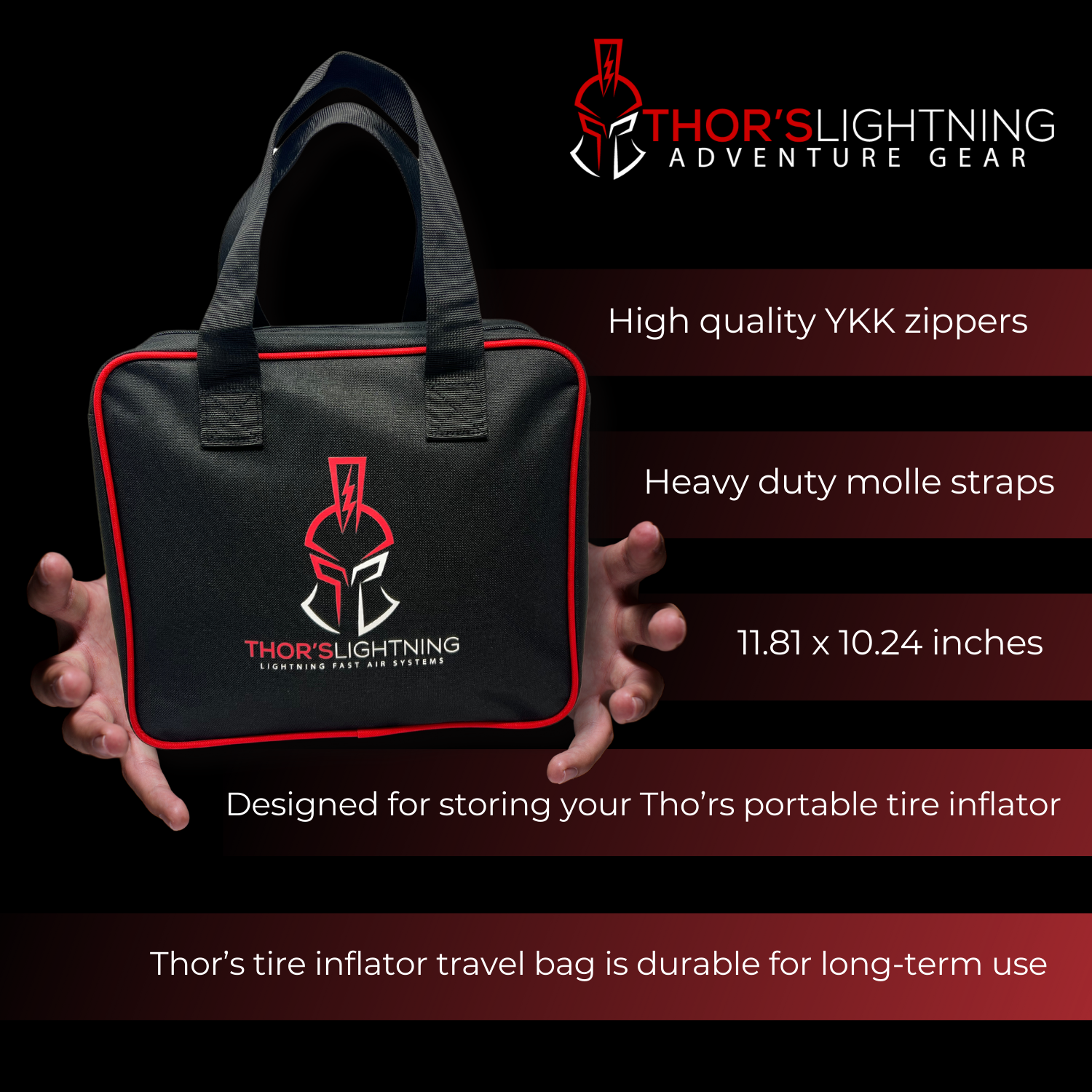 Bolsa de almacenamiento del equipo Lightning de Thor