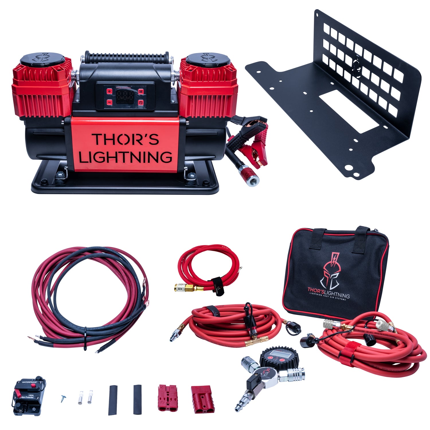 Thor's Lightning Rapid 4-Tire Portable Adventure Air System With Power Tank  Bundle for 6th Generation Ford Bronco - Thor's Lightning Adventure Systems  – Thor's Lightning Air Systems