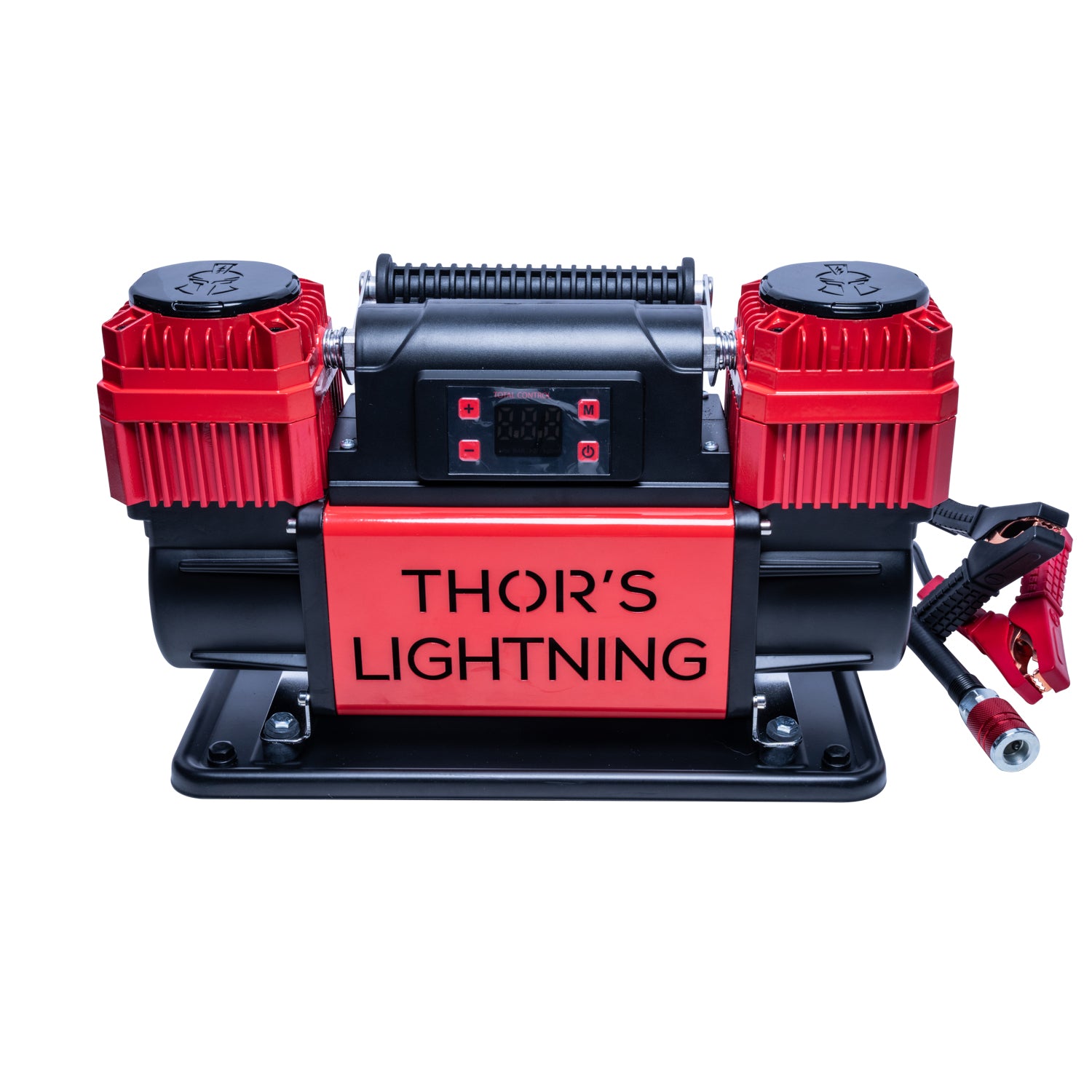Compresseur d'air portable TotalControl 12 V True Dual de Thor's Lightning 10,6 CFM 