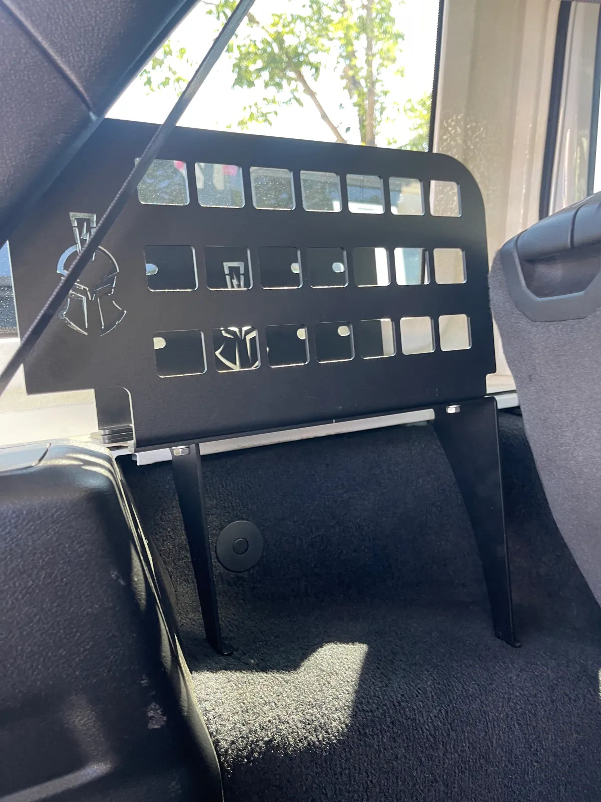 Thor's Lightning Refuge MOLLE Portable Air Compressor Storage Mount for Jeep Wrangler JLU 2018-Present   4